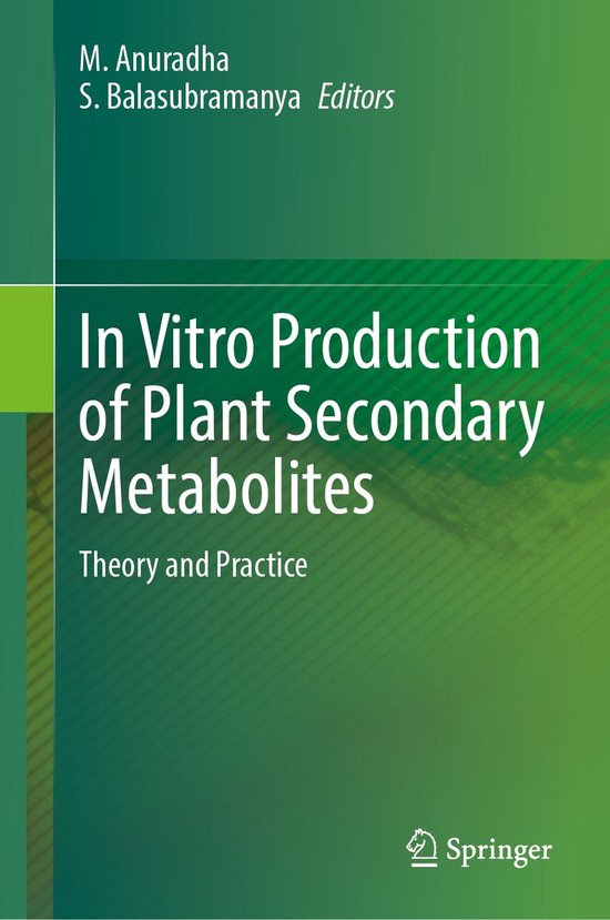 In Vitro Production of Plant Secondary Metabolites - cover