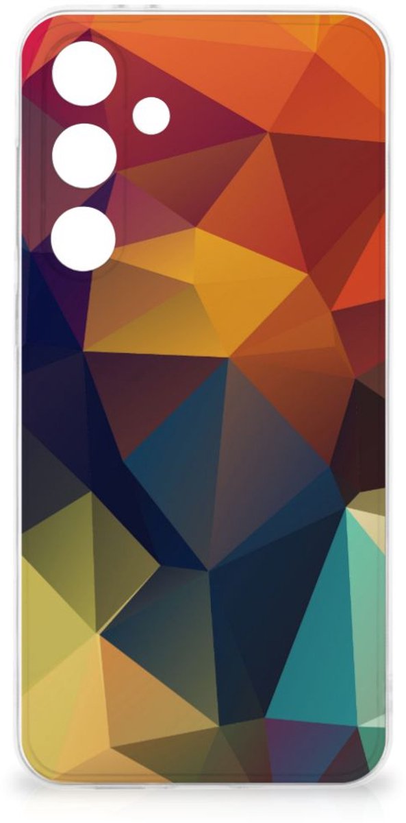 Samsung Galaxy S24 FE TPU Hoesje Polygon Color