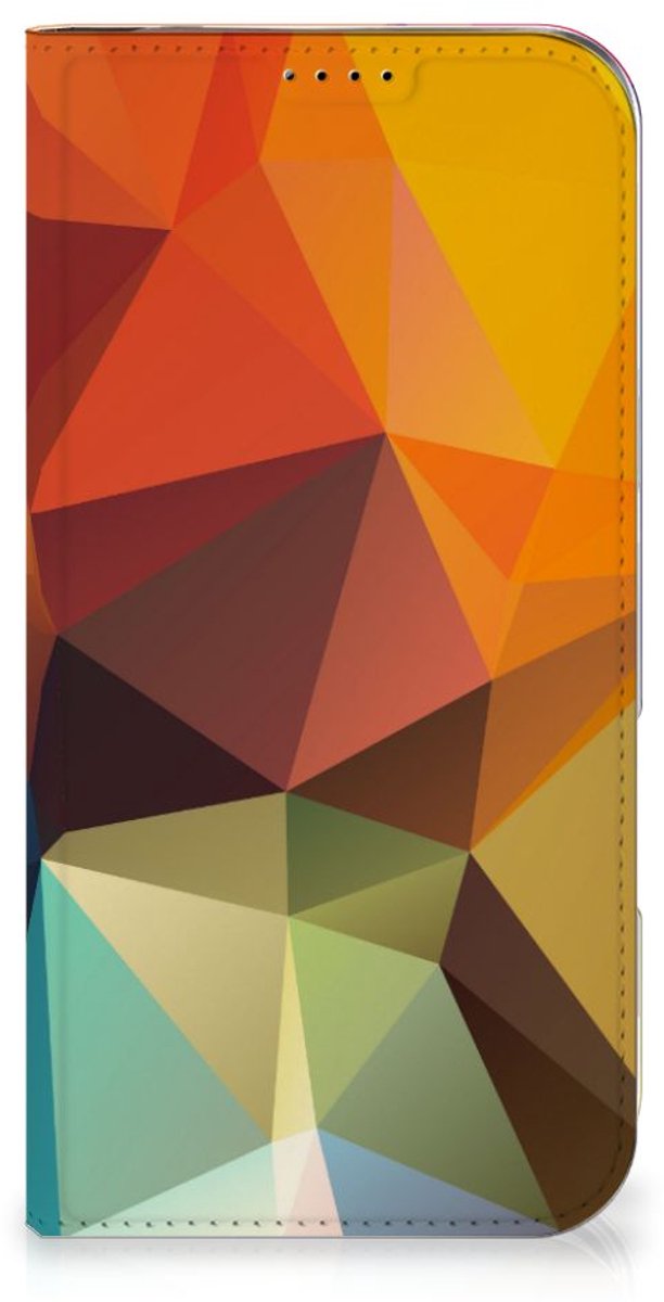 Standcase Hoesje voor iPhone 16 Plus Stand Case Polygon Color