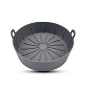 Bodo® Airfryer Bakje - Airfryer Accesoires - 16 cm - Grijs