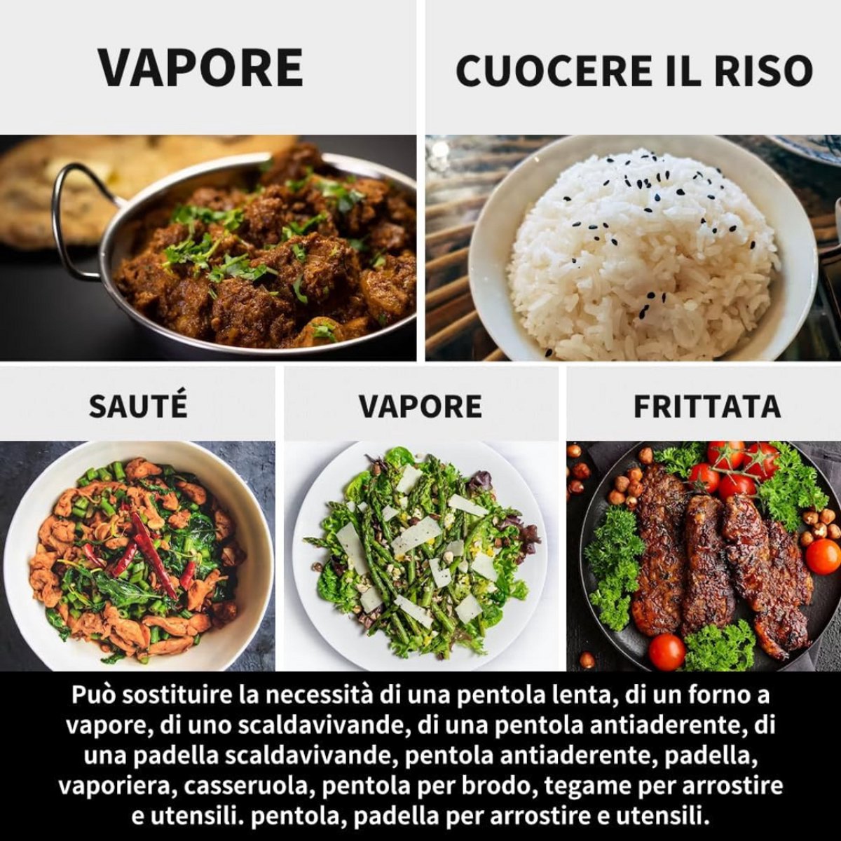 Afbeelding 3 van Slowcooker Met Timer - Digitale Slowcooker Met Timer - Programmeerbare Slowcooker - Hotpot - Elektrische Slowcooker - Binnenpan - Keramische Binnenpan - Timerfunctie - Warmhoudfunctie - Snelkookpan - Rijstkoker - RVS