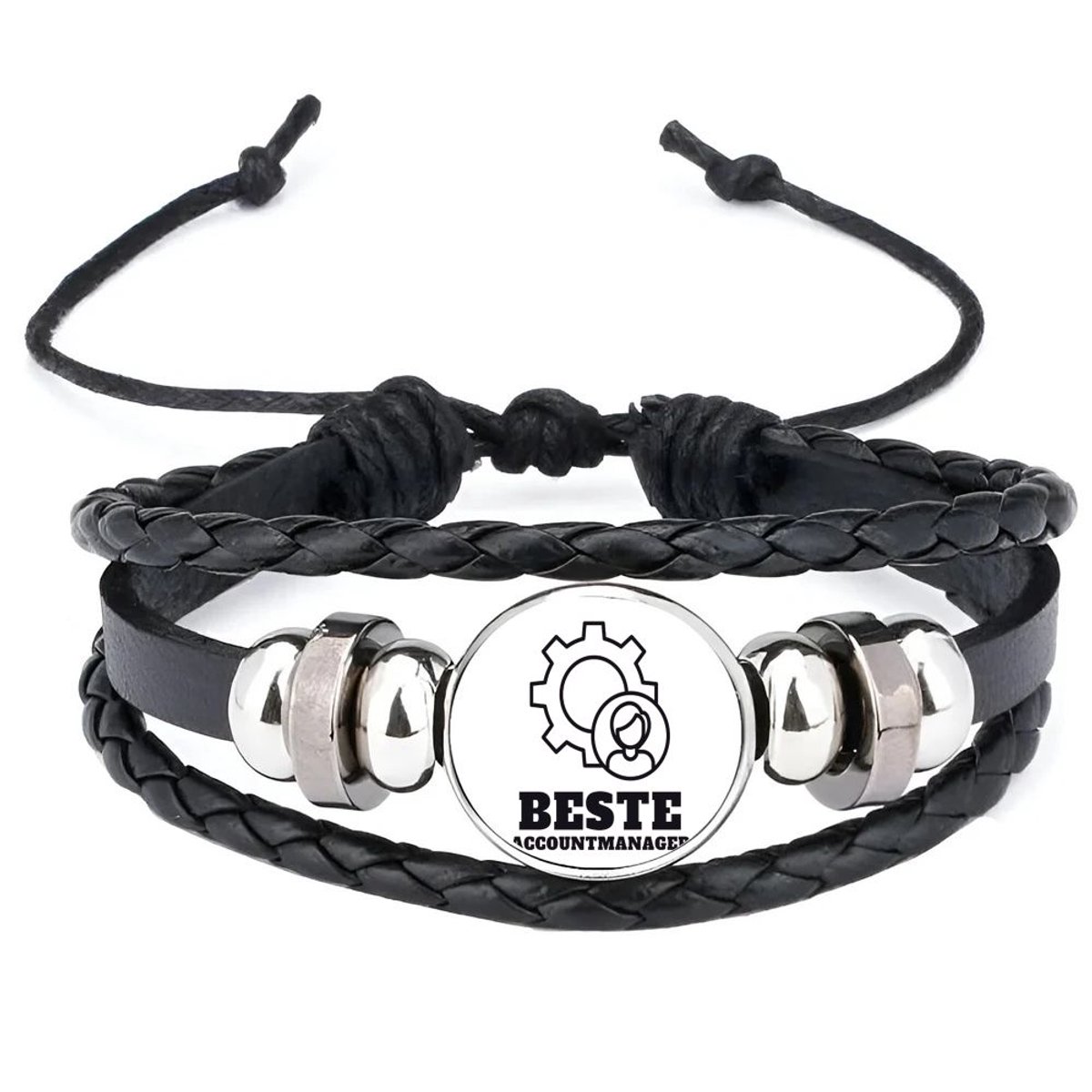 Akyol - beste accountmanager armband zwart - Beste accountmanager - collega - welkom - afscheid