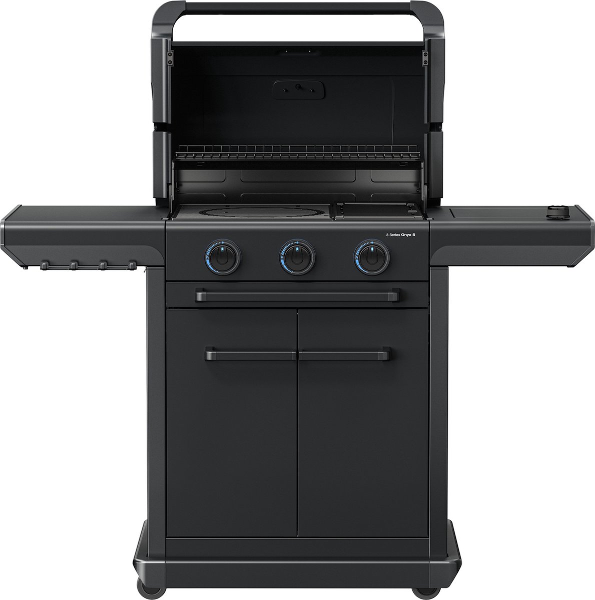 Campingaz 3 Series Onyx S gasbarbecue met zijbrander – modulaire BBQ – 5 jaar garantie – Zwart – foto 6
