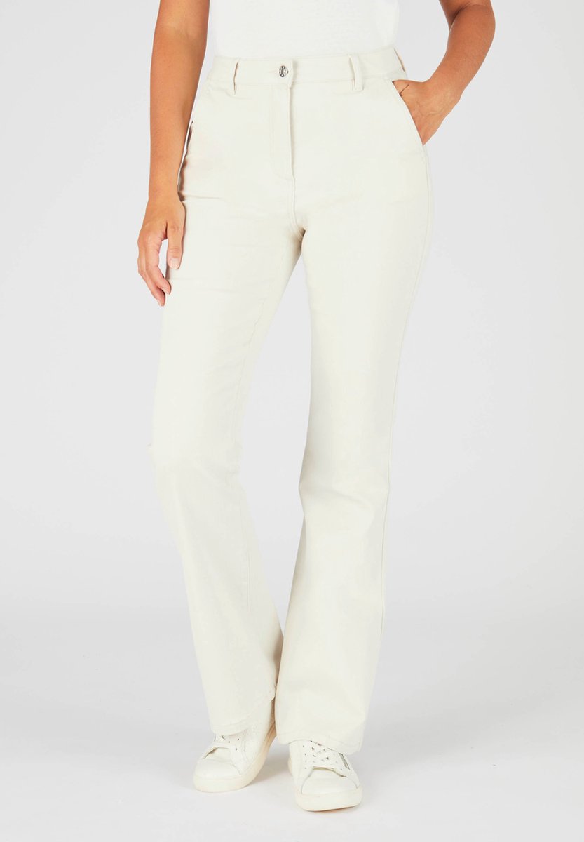 Damart - Flared jeans - Dames - Beige - 52