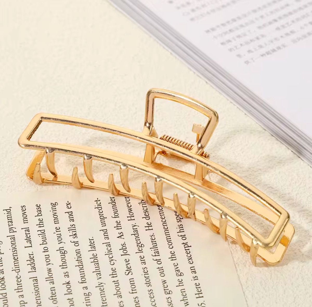 SEVENMOON® Luxe Haarklem - Metalen klauw haarspeld - haarklip