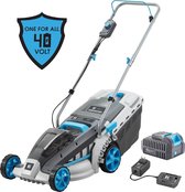 Bol.com H-Ster accu grasmaaier Ruud 40V - snijbreedte 370mm - snijhoogte 25-75mm - incl. 40V accu en lader aanbieding