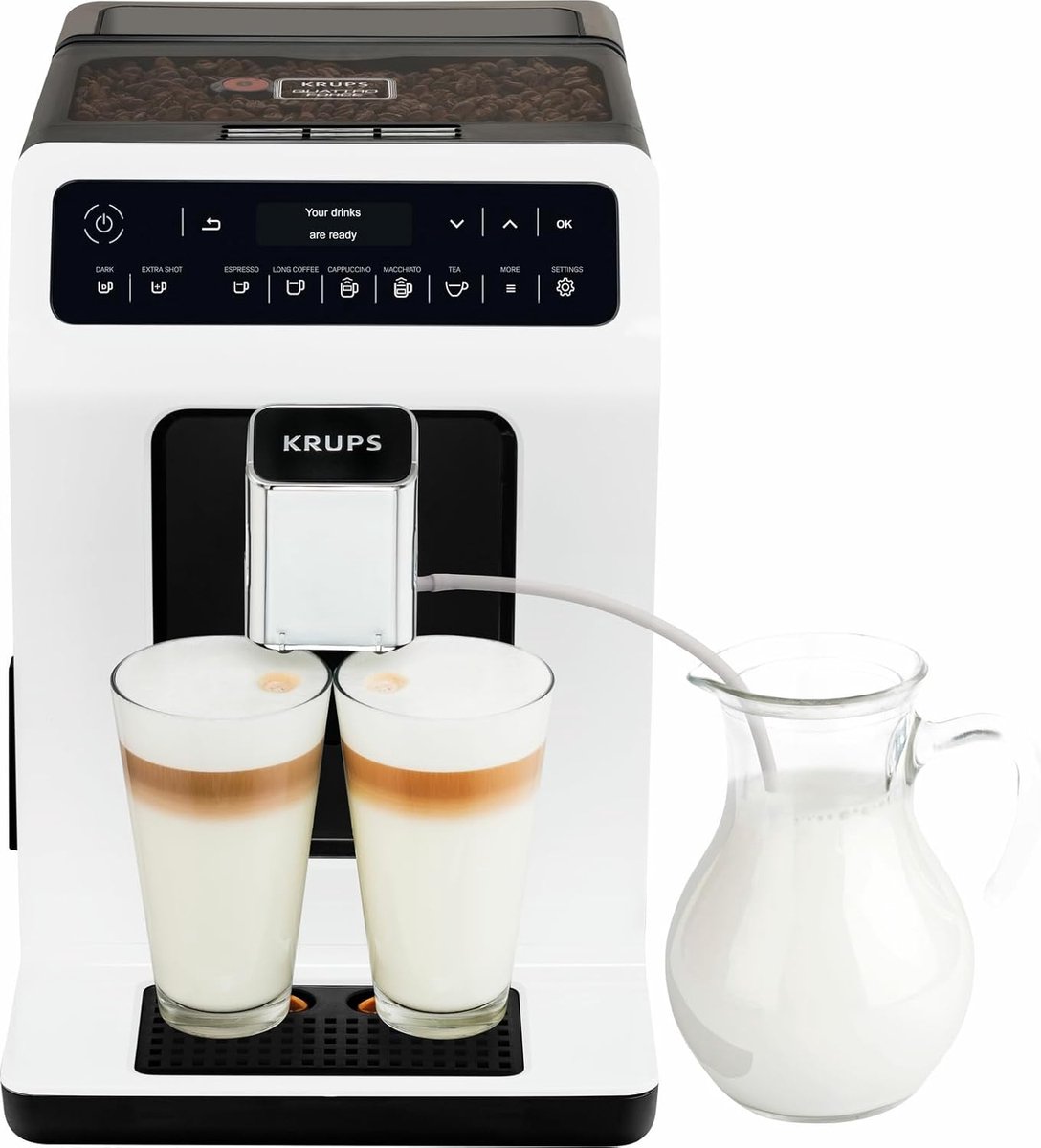 Krups Evidence EA8911 Volautomatische Koffiemachine Wit - afbeelding 2