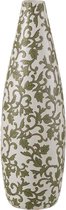 J-Line vase Yezi - porcelaine - vert/blanc - 53 cm de hauteur