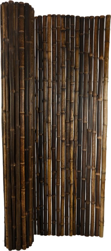 Zwarte bamboemat 25-35mm 180 x 180 cm