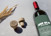 "Veux-tu être parrain ?" - Set pour vin rouge - Cadeau demandé à Peter - Étiquette de bouteille de vin avec bouchon de vin