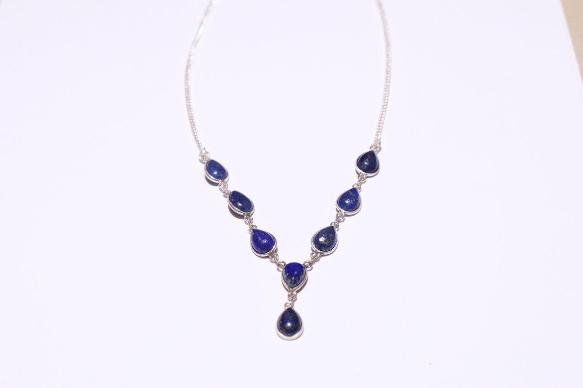 Lapis edelsteen ketting