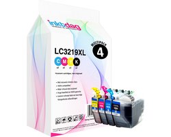 Inktdag inktcartridges voor Brother LC3219XL / LC3217xl/LC-3219/LC3219/LC3217, multipack van 4 kleuren (1*BK, C, M en Y) Brother MFC-J5330 DW,…
