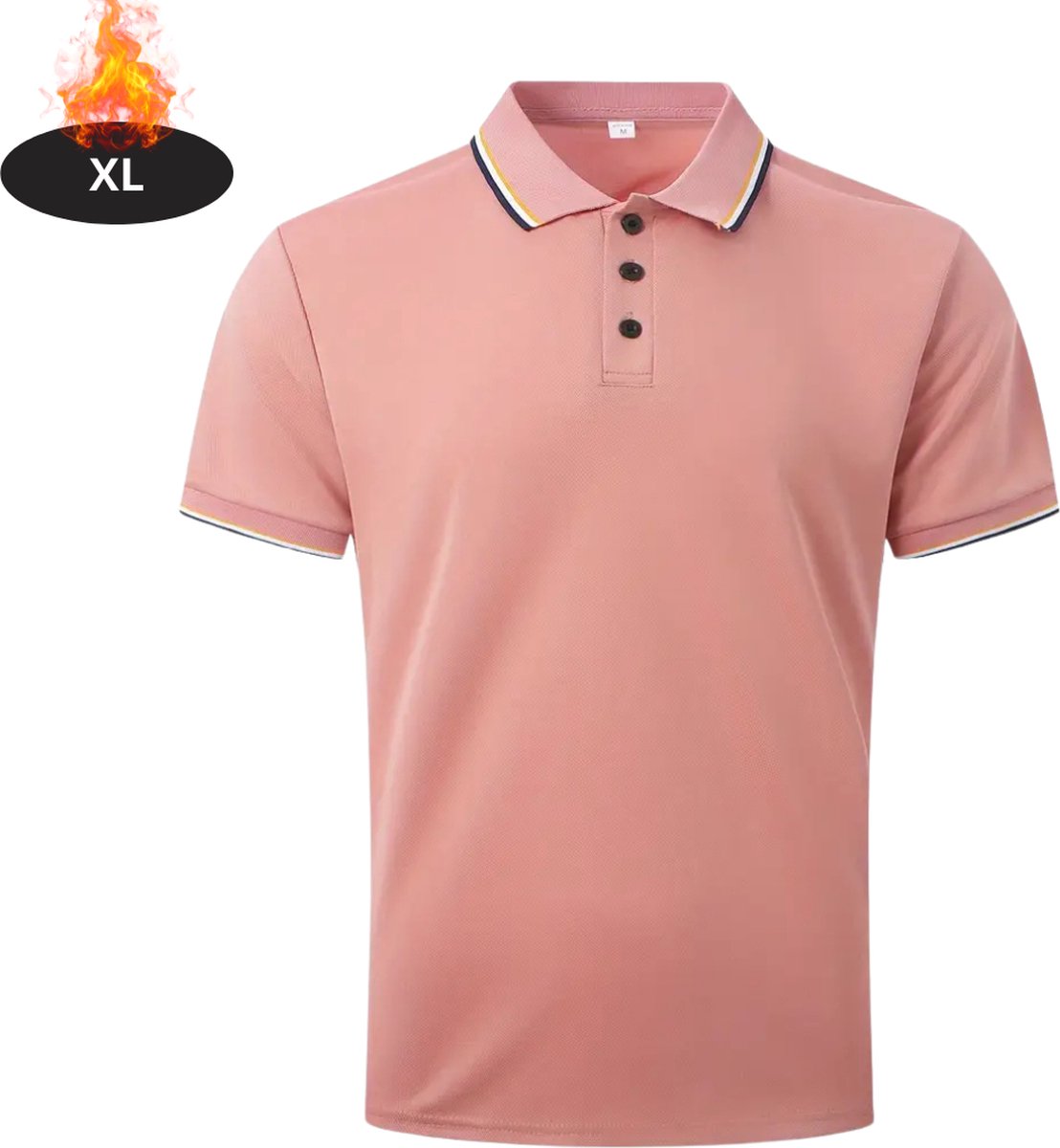 Nivard Poloshirt Heren T-Shirt Heren Shirt Overhemd Polo Shirt Roze