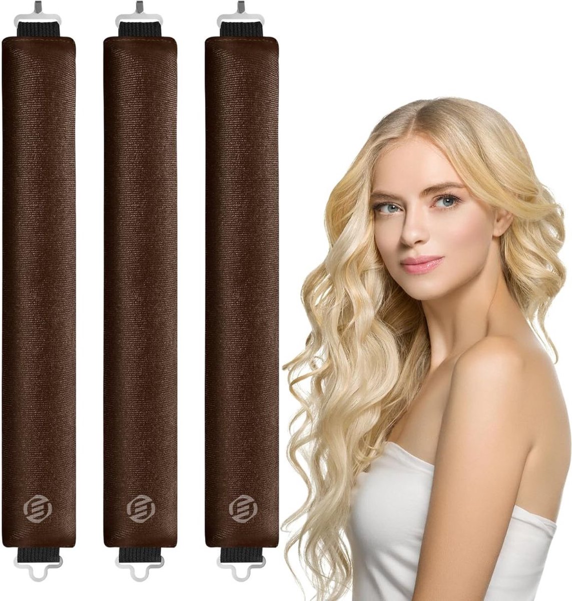 Heatless Curls - Haar Kruller - Haarkruller - Krullen zonder Warmte - Krullen zonder Hitte - Krullend Haar Producten - Haarrollers - Krulspelden - Heatless Curls Tool - Heatless Curler