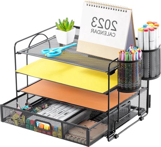 Duendhd Bureau Mail Organizer Kleine Bestand Houders Brief Organizer Document/Archief/Mappen/Papier Organizer voor Desktop