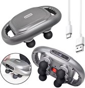 Bol.com Jubilife® - Massage Apparaat - 6 Koppen - Verlicht Spierpijn - Voorkomt Kramp - Massage Gun - Massage Gun Professioneel ... aanbieding