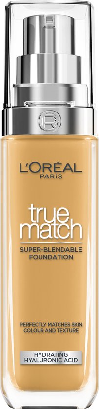 L’Oréal Paris True Match Foundation - 6.5N - Natuurlijk Dekkende Foundation met Hyaluronzuur en SPF 16 - 30 ml - Vegan