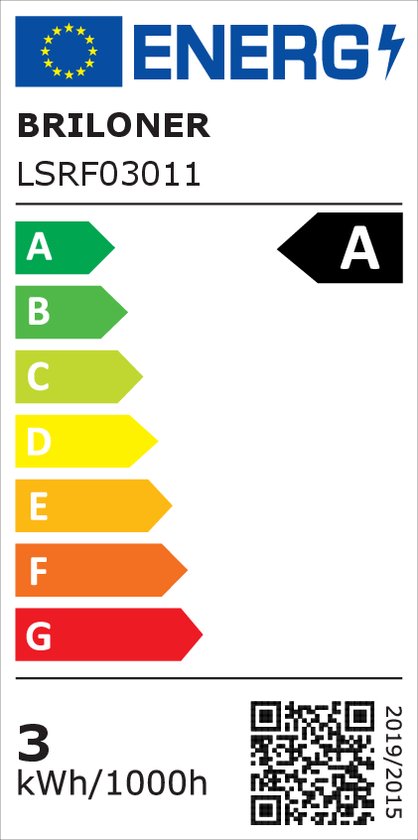 BRILONER - Ultra Efficient LED lamp - set van 2 lichtbronnen - E14 - filament verlichting - kaars - 2.5W - 525Lm - 2.700 K warm wit licht - Ø3.5cm