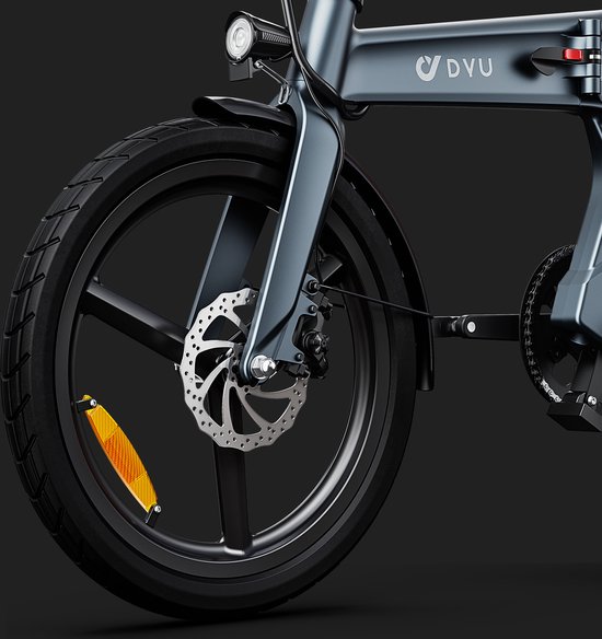 DYU T1 Elektrische vouwfiets - 20 inch - 25 km/u - 36V 10Ah - grijs van DYU — afbeelding 4