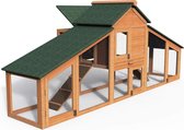 DailySupplies® Kippenhok - Kippenren - Kippenhok met Ren - Konijnenhok - Konijnenren - Hout
