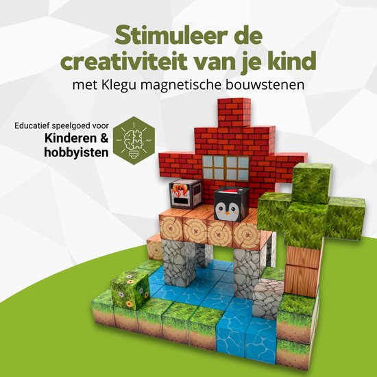 Magnetische bouwstenen - 87 stuks - Magnetisch speelgoed - Magneten speelgoed - Montessori speelgoed - Educatief speelgoed - Magnetisch bouwspeelgoed van Wolffy Smart — afbeelding 3