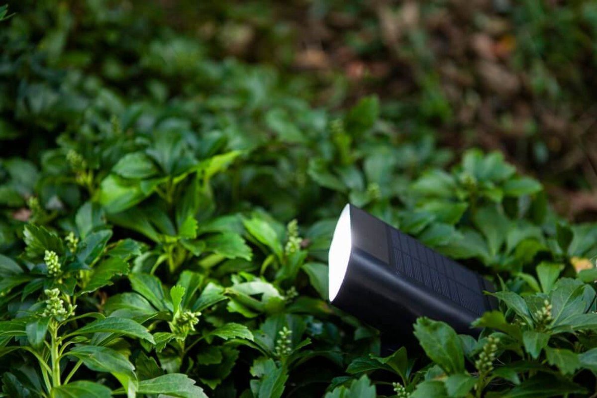 Lutec Connect Ginbo - Smart Solar LED prikspot met PIR bewegingssensor