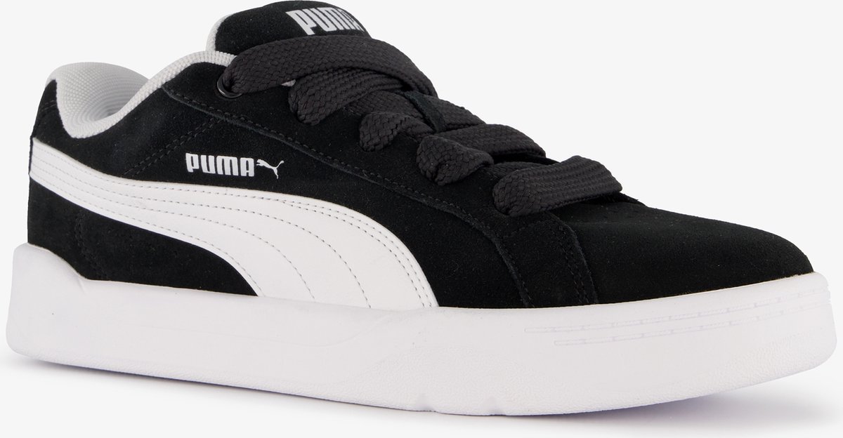 Puma Park Lifestyle Easy heren sneakers – Echt leer Uitneembare zool Zwart