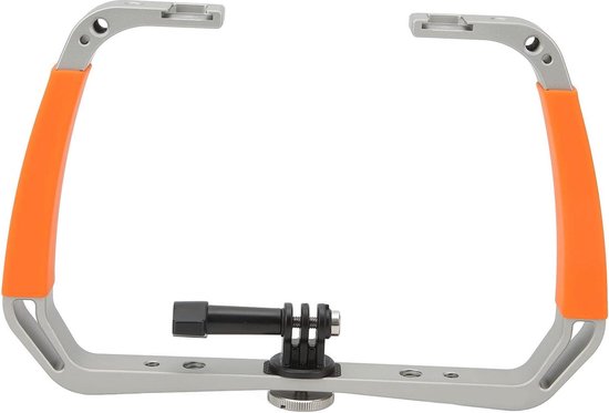 Foto: Onderwaterfotografie rig stabilizer aluminium micro film making kit video cage diving mount adapter voor dji en yi actiecamera s 
