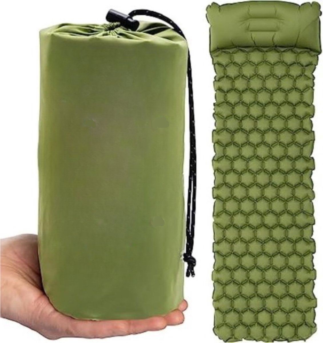 Opblaasbaar Matras Voor Eén Persoon - Inflatable Bed Voor Kamperen - Lichtgewicht En Comfortabel Voor Logeerpartijen Of Outdoor Avonturen
