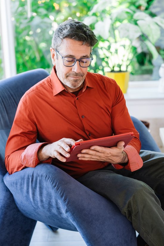 Lunette de lecture Vista Bonita Cubo avec filtre anti-lumière bleue-Midnight Blue-+2.50