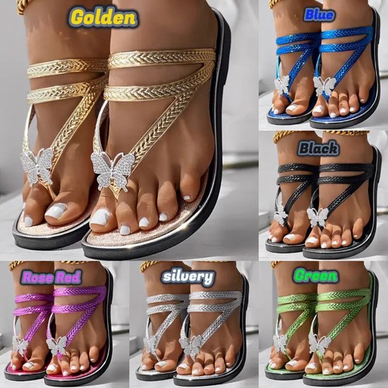 Zomerslippers voor dames, sleehak, sandalen, teenslippers, godin strasssteentjes, sandalen, zacht voetbed, zee, zwembad, strand, outdoor, slippers, slippers van EVA-kunststof, vrije tijd, strandschoenen, roze, 39