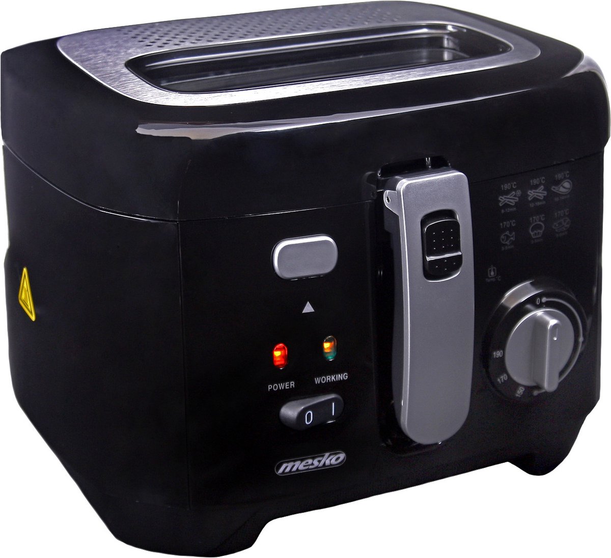 Mesko MS 4908 - Frituurpan / 2.5 liter / Antraciet