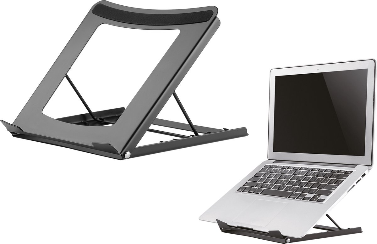 Neomounts NSLS075BLACK Laptopstandaard 10-16" - opvouwbaar - compact - universeel