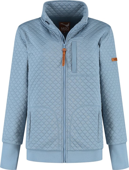 MGO Faith - Gilet femme - Doublé polaire - Rembourré - Bleu clair