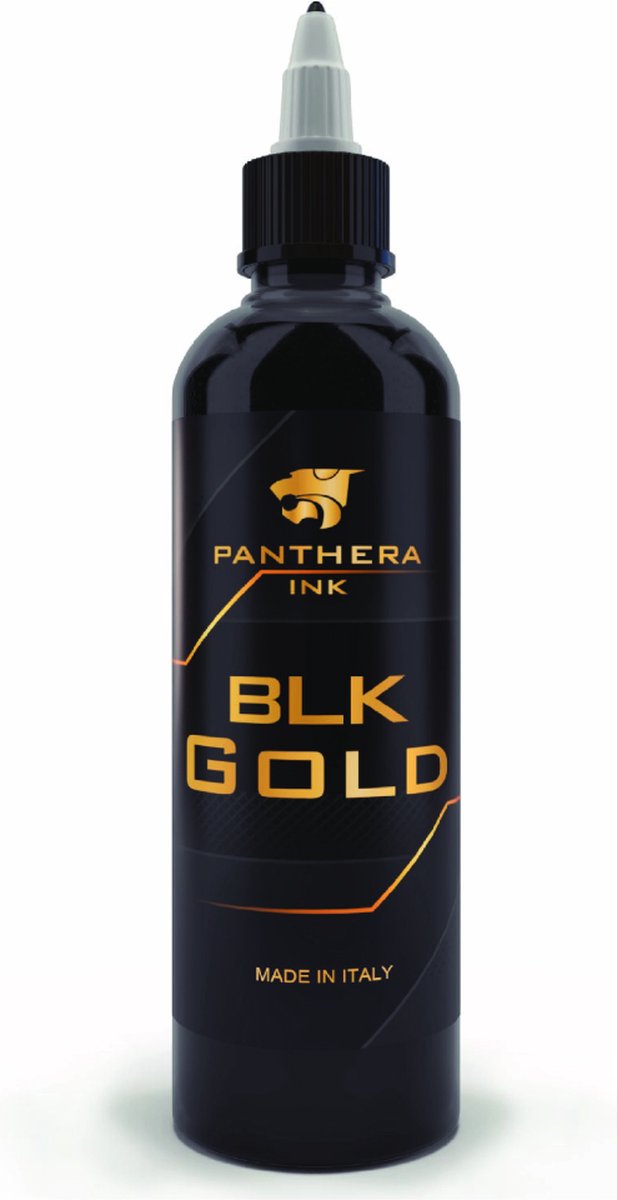Panthera Ink - Black Gold 150ml - Zwart Tattoo Inkt