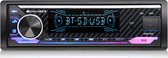 Caliber Autoradio met Bluetooth - 4 x 100 Watt - Auto radio - 1 DIN - Handsfree bellen - USB, SD, AUX, FM - USB Oplaadpoort (RMD058)