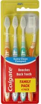 Brosse à dents Colgate Extra Clean Soft - 12x4 pièces - Pack économique