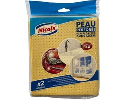 Zeemvel Nicols Enka Perfo 40 x 35 cm - 2 stuks