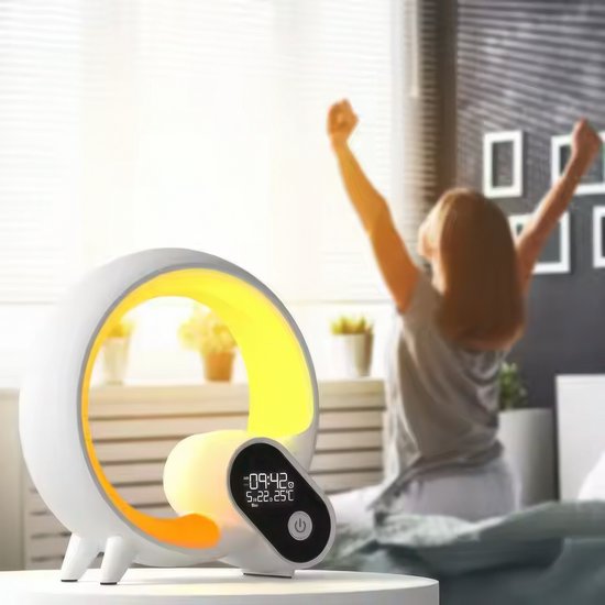 Wake-Up Light & Ambient Light - Digitale Wekker - Sfeerlamp - LED Lights van Laios — afbeelding 5