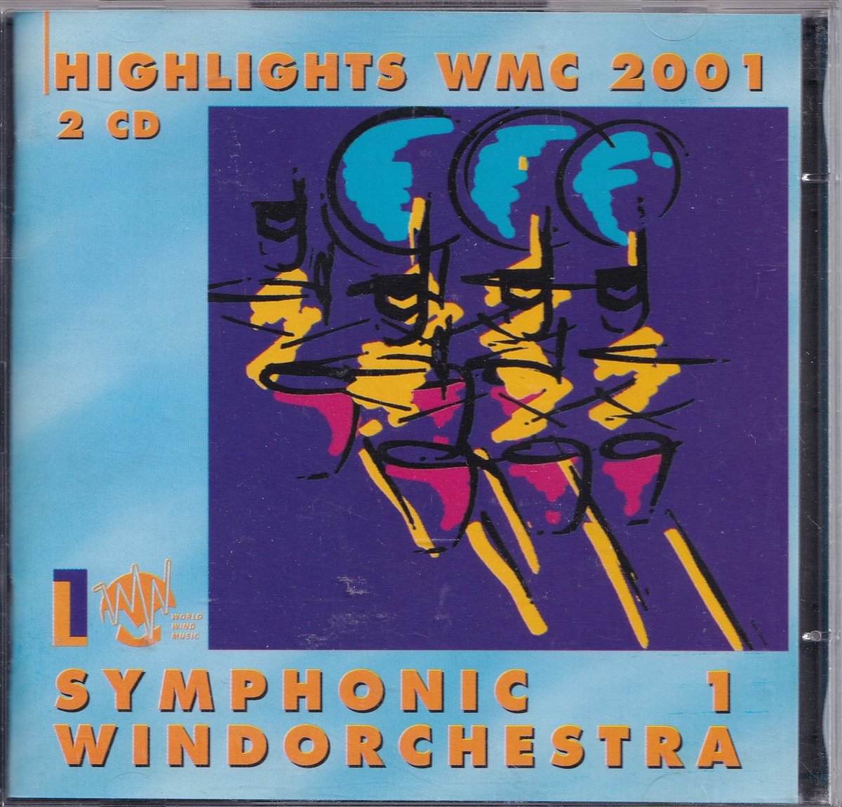 2CD Highlights WMC 2001, Symphonic Windorchestra - Diverse componisten - Diverse artiesten