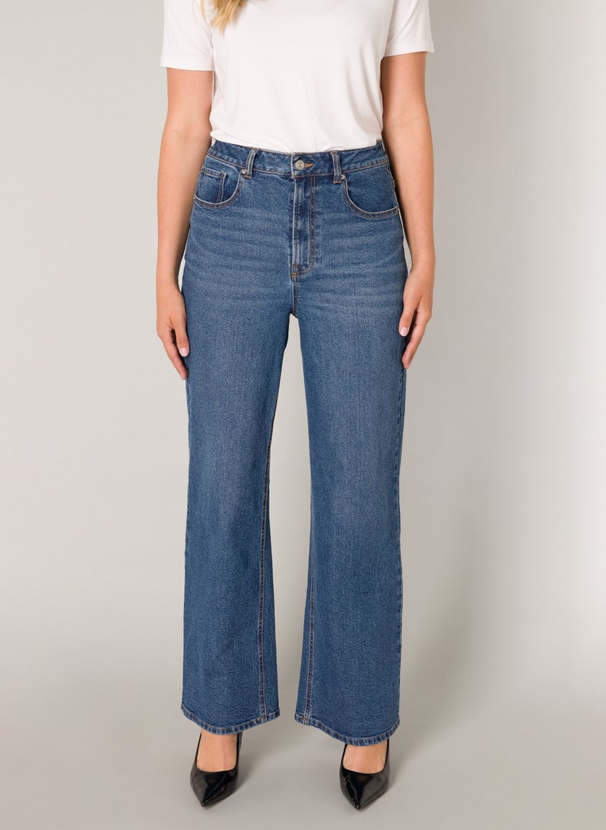 BASE LEVEL Amy Bottoms - Mid Blue - maat W48 / L32