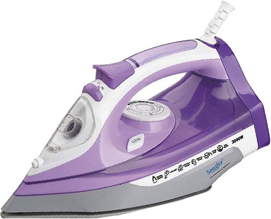Sonifer SF-9030 Strijkijzer - 2000W - Paars