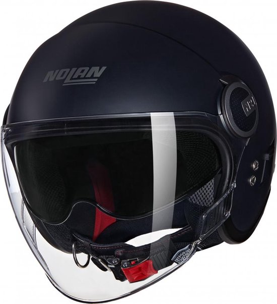 N21 VISOR 06 CLASSICO 302 M MOTORHELM ZWART OPEN FACE