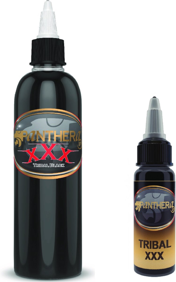 Panthera Ink - Tribal Black XXX 150ml - Zwart Tattoo Inkt