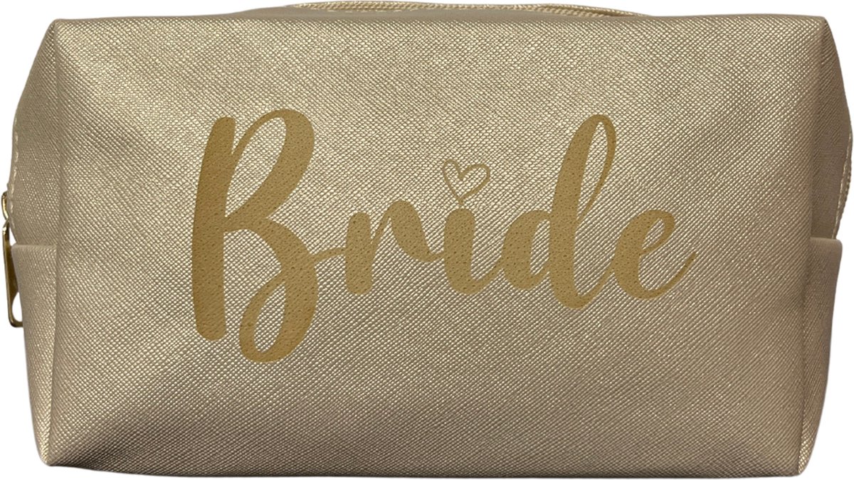 PU Lederen Toilettas Bride champagne
