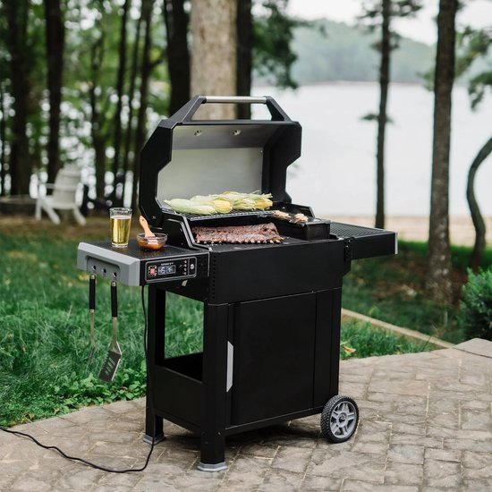 Merkloze Digitale Koolgrill met Wok & Rookoven Functie — afbeelding 3