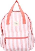Kidzroom Stripe Frenzy Rugzak - Roze - Strepen