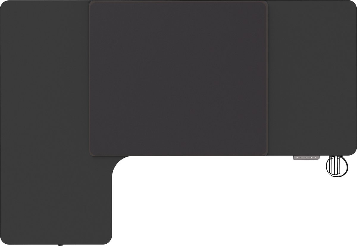 TheBestOf Furniture Bureau zit sta elektrisch hoogte verstelbaar- hoekbureau L vormig - game bureau