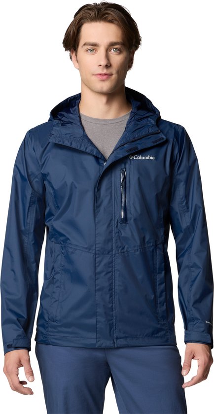 Veste d'extérieur pour homme Columbia Pouring Adventure™ III Jacket - Blue - Taille S