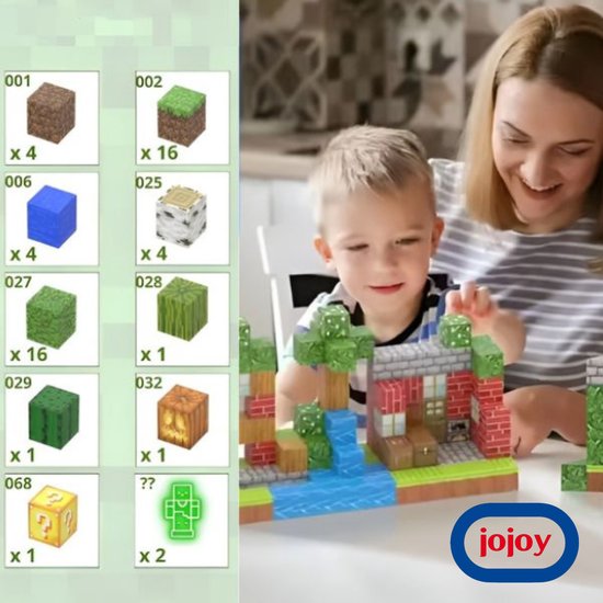 48 Blocs Magnétiques De Construction - Couleurs Variées - ABS De Qualité - 3D Et 2D - Dès 3 Ans - Jeu éducatif